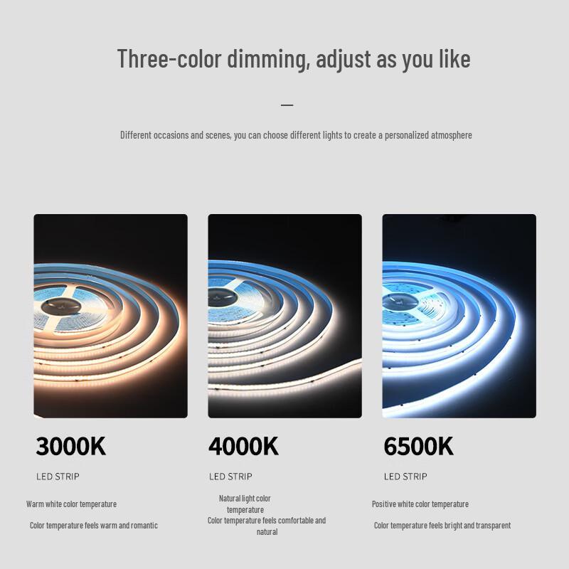 OEING Self-Adhesive COB LED Strip Light