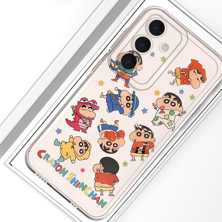 Cute Crayons Shinchan Phone Cover Case for Samsung Galaxy A54 A15 A55 A23 A14 A16 A26 A24 A33 A52 A36 A13 A34 A35 A56 A50 A25