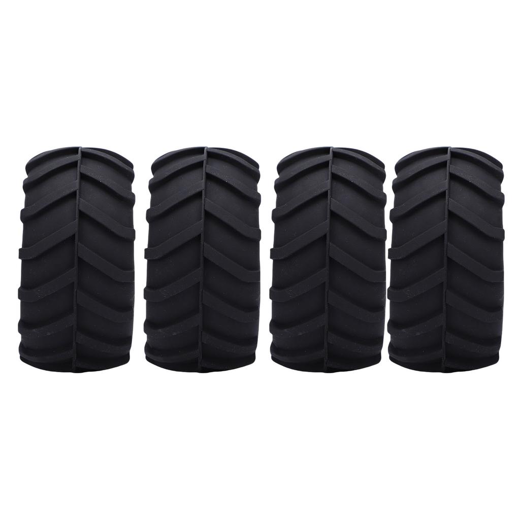 4Pcs RC Car Tires 80mm Wheels for 1 14 1 16 RC Truck with Paddles for Snow Sand Rubber Plastic