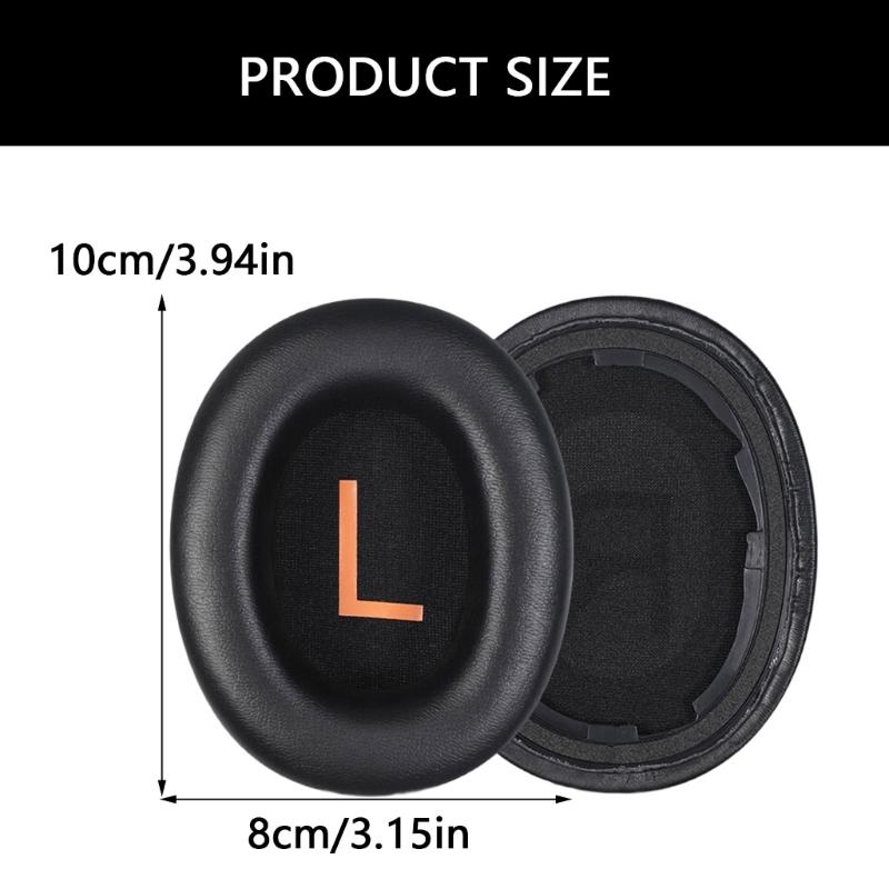 1Pair Ear Pad Replacement Protein Leather Earpads Ear Cushions Sponges Cover Earmuff For H3/H3 Lite Headphones