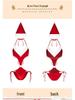 Yi Yue Lingerie Christmas Lace-Up Sleepwear Temptation Role Play Set 8344