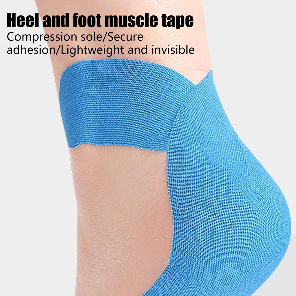 Ankle Support Tape 10-Pieces Muscle Support Ankle Protection Strips For Running Hiking Sports Jumping Playing Training