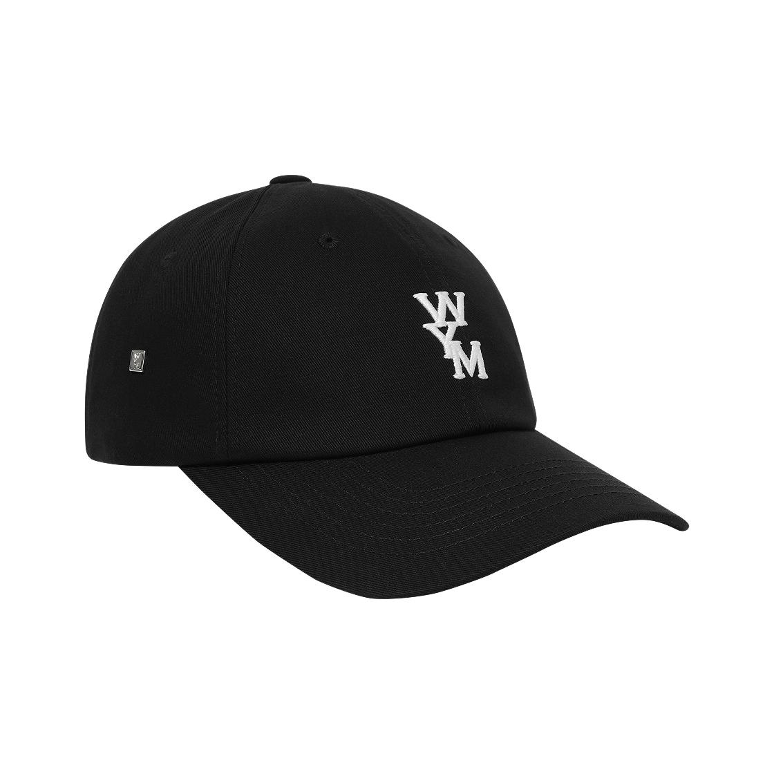 WOOYOUNGMI Logo Ball Cap Black - 25SS ONE SIZE