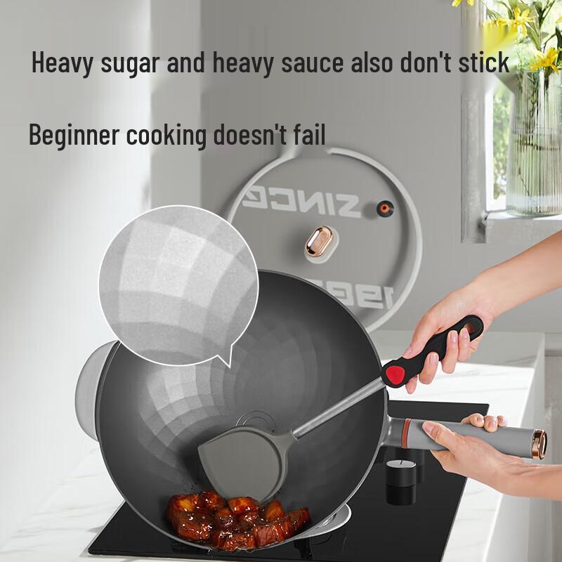 COOKER KING 32cm Energy-Saving Non-Stick Wok