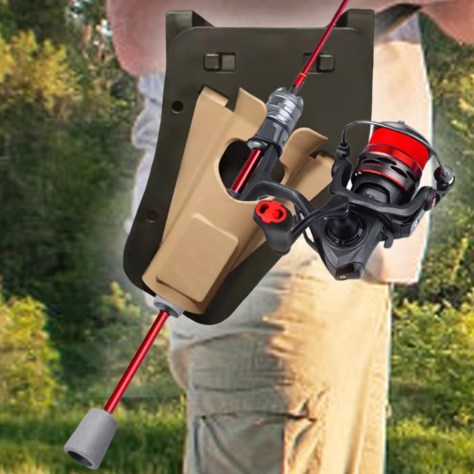 

Регулируемый набедренный держатель для удочки, совместимый с нахлыстовым снаряжением коричневый