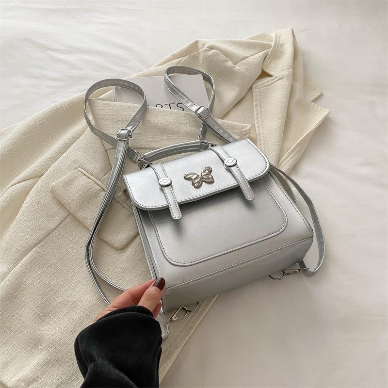 Beautiful fashion student backpack casual summer niche backpack women's new personalized portable travel bag