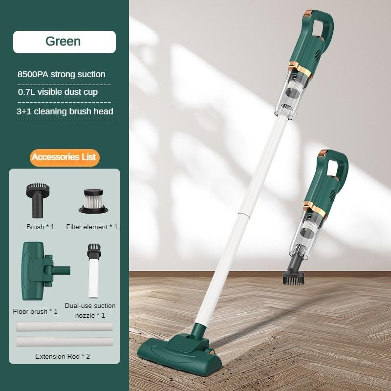 

Электрический пылесос высокой мощности 550 Вт, беспроводной ручной, для удаления клещей, бытовой, маленький, портативный, для уборки зелёный