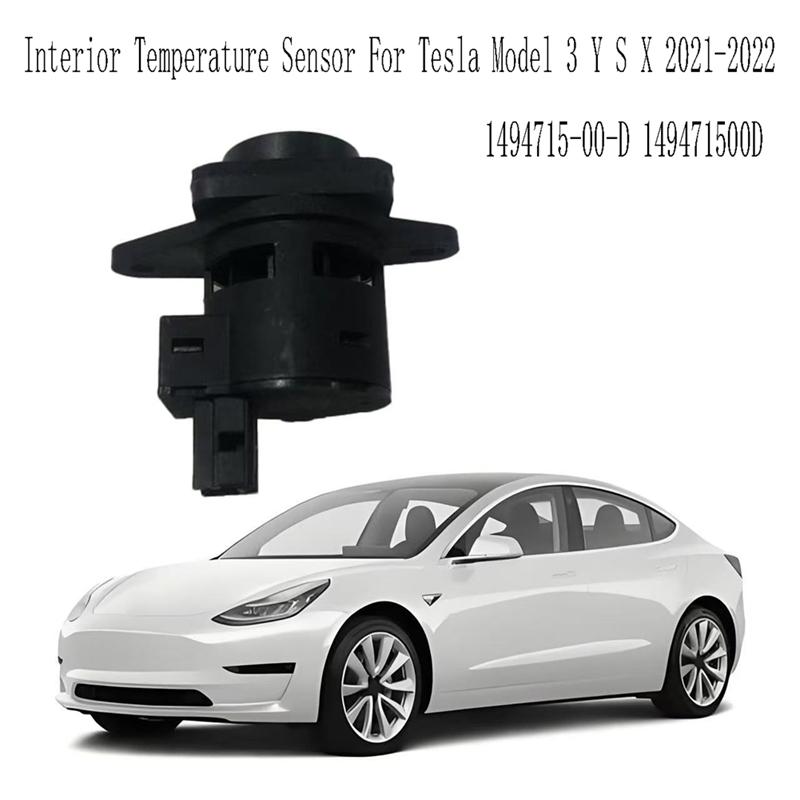 

1494715-00-D Новий датчик температури салону автомобіля для Tesla Model 3 Y S X - 149471500D чорний