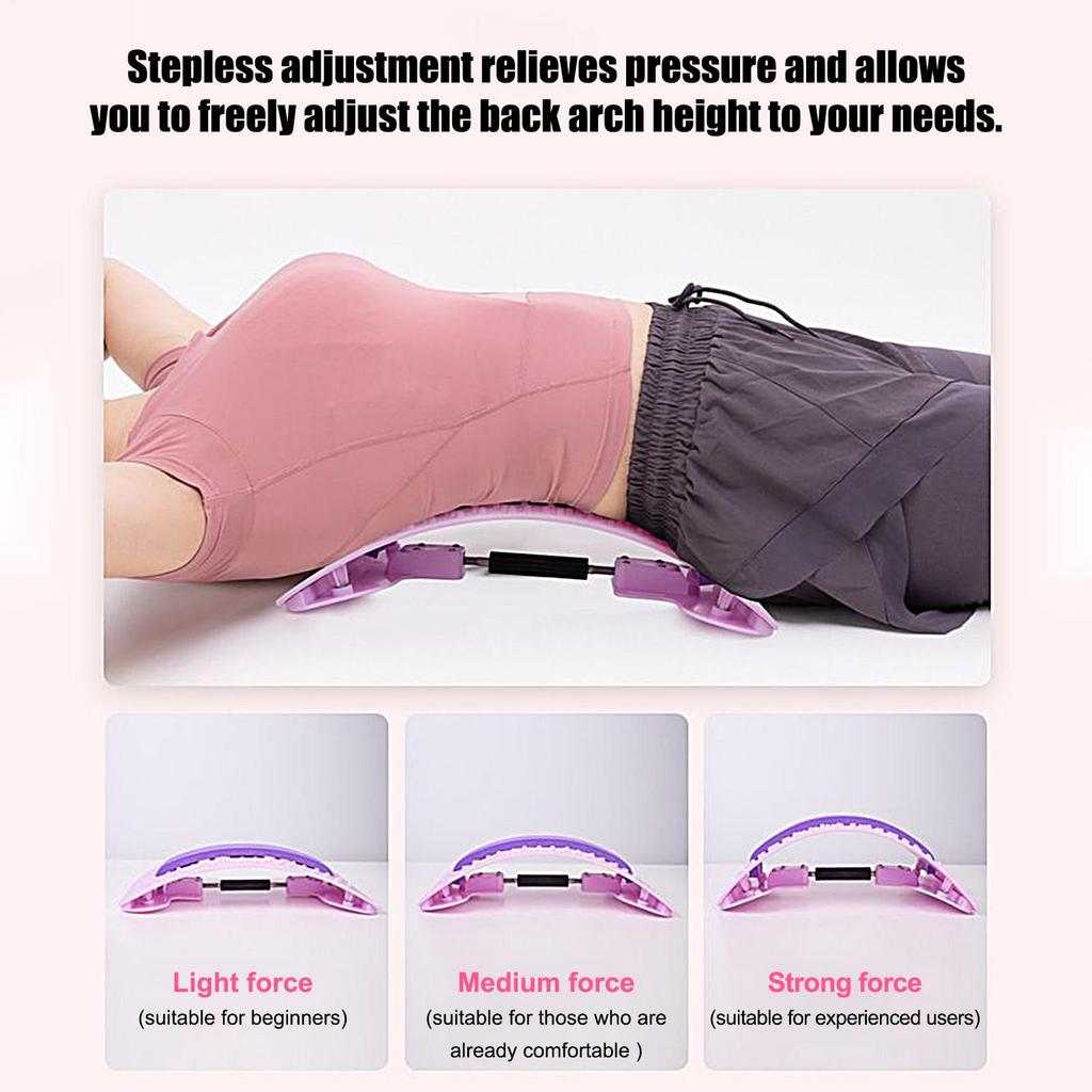 Back Cracker Waist Cracking Device Portable Spine Relief Back Stretcher for Shoulder Hip Calf Plantar Stretching Yoga Pilates