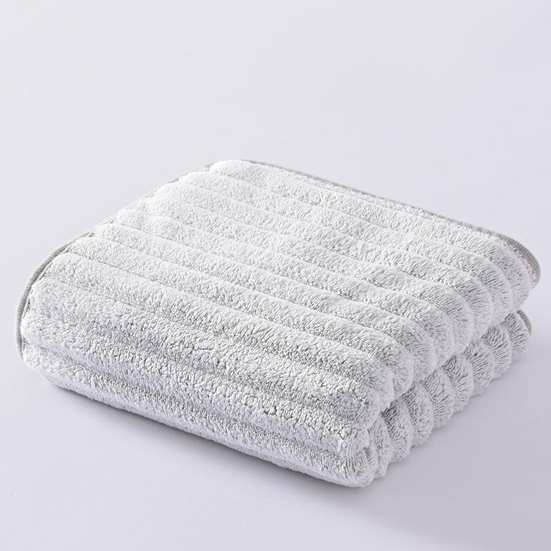 Coral Fleece Quick-Drying Absorbent Towel Set for Face Washing and Beach 