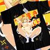 Anime Girl Ninja Vintage Graphic T-Shirt Japanese Style Black Tee Gift for Fan