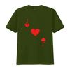 Costume Jack di Cuori T-shirt Donna Halloween Carte da Mazzo Nero Vintage Lavato Casual Traspirante Streetwear Grafica Alla Moda