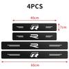 RFKNG1 High-quality Carbon Fiber Car Door Sill Protector Sticker For VW Rline Arteon Jetta Atlas Eos Caddy GTD Sharan Transporter