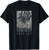 Okkult Stay Lit Satan Teufel Hölle Unheilig Antichrist Hexe Kurzarm T-Shirt