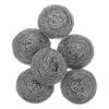 Pan Scrubber Stainless Steel Scrubber for Cleaning Dishes 6Pcs Set