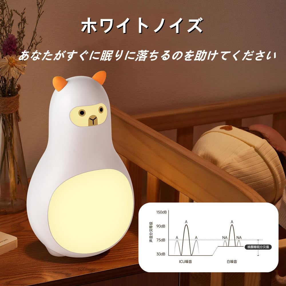 Rainbuvvy White Noise a Rechargeable Sleep Aid with 24 Soothing Soothes Baby Helps Soothe Helps and Reduces Improves and Helps Sleep Away from