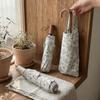 Handheld Retro Floral Umbrella UV Protection Portable Folding Umbrella  Daily Use