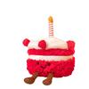 Cute Red Cake Plush Toy Cartoon Simulated Dessert Cake Stuffed Doll Birthday Cake Room Decor Kid Gifts