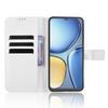 For Itel A90 4G Leather Wallet Case with Strap Diamond Texture Phone Cover
