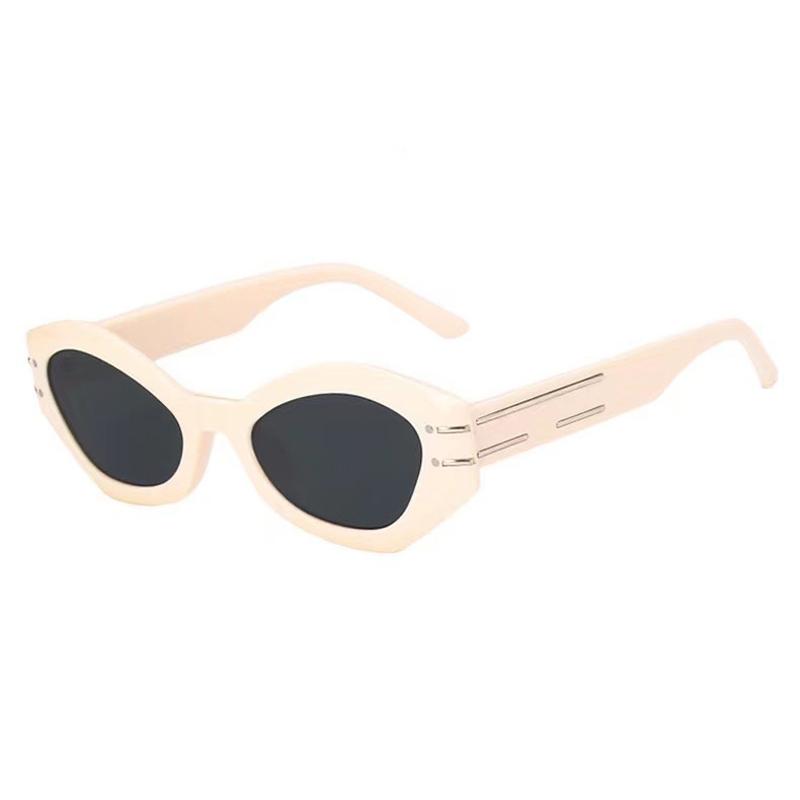 Brand Vintage Women Sunglasses Small Retro Polygon Sun Glasses Punk Eyeglasses Men Designer  UV400