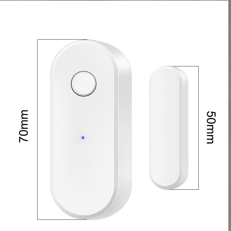 Tuya Smart WiFi Türsensor Öffnen Schließen Tür Fenster Detektor Haus Sicherheitsalarm Unterstützung Alexa Google Stimme APP Fernsteuerung