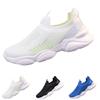 Kids Slip On Breathable Flyknit Sneakers Lightweight Flexible Sole Athletic Shoes for Boys and Girls Easy To Wear and Durable