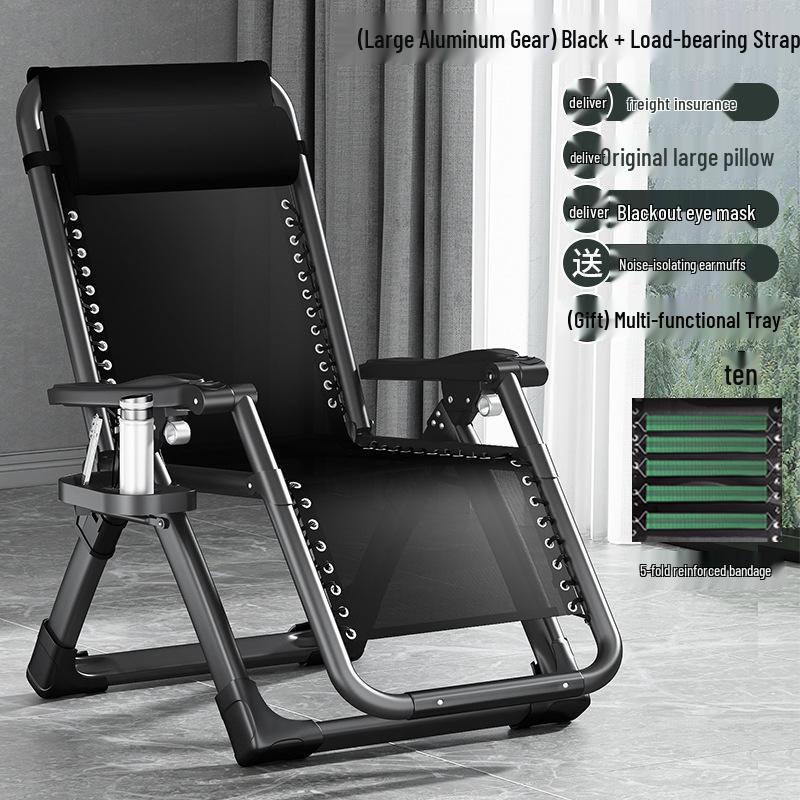 Premium Reclining Backrest Chair for Relaxing and Sleeping, Foldable for Home & Balcony Use