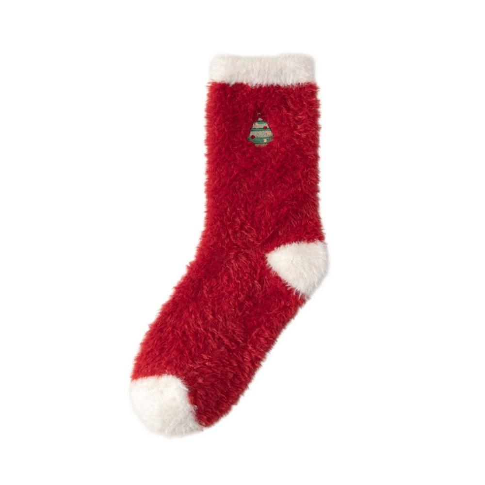 Puppy Dog Thickened Floor Socks Christmas Tree Sleeping Slipper Socks Indoor