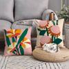 Plants And Flowers Pillow Case Home Decor Throw For Sofa Bed Car Room Decor Gift Idea