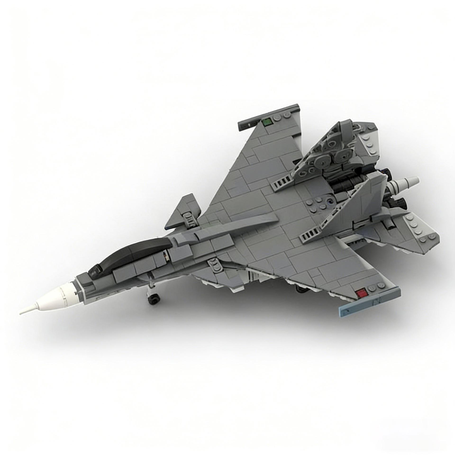 Platinum Brick MOC-173300-1 Sukhoi SU-30 Fighter Jet Model - 1:70 Scale