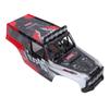 RC Car Shell Impact Resistant Lightweight Rubber Red Remote Control Car Body Shell Replacement for W