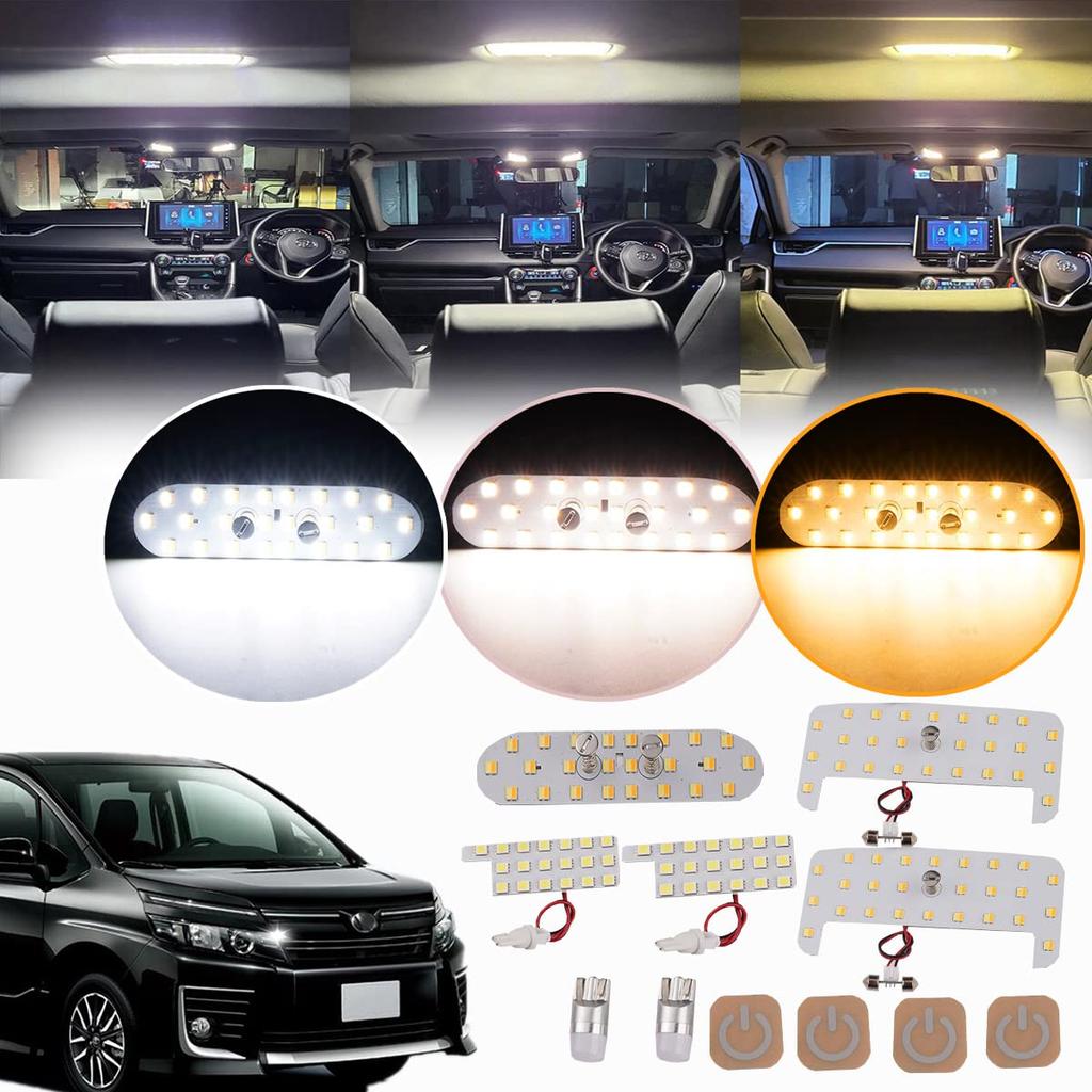 Toyota Voxy 80 series LED room lamp specially new 3 colors with 15 levels of light Noah 80 interior super interior LED room custom easy to special