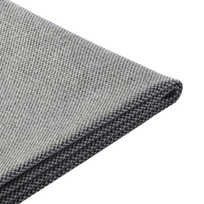 MUJI Ottoman Cover, Cotton-Linen Basket Weave, Charcoal, KB4JTA2A