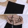 Women's Autumn and Winter Fleece-lined Leggings One-piece Faux Sheer Thick Warm Pantyhose