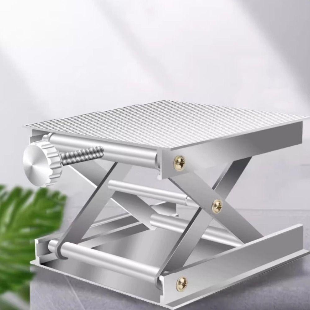 Plastic Lift Table Aluminium Zinc Zinc Alloy Automatic Leveling Bracket Manual Lifting Stand  Laboratory