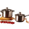 LIAN 2-Piece 304 Stainless Steel Cookware Set