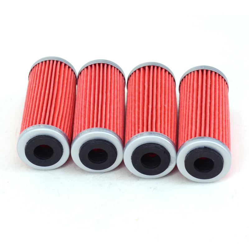 4 Stück Ölfilter für KTM SXF XCFW EXCF XCF EXC XCW SMR Freeride 250 300 350 400 450 500 505 530 Six Days