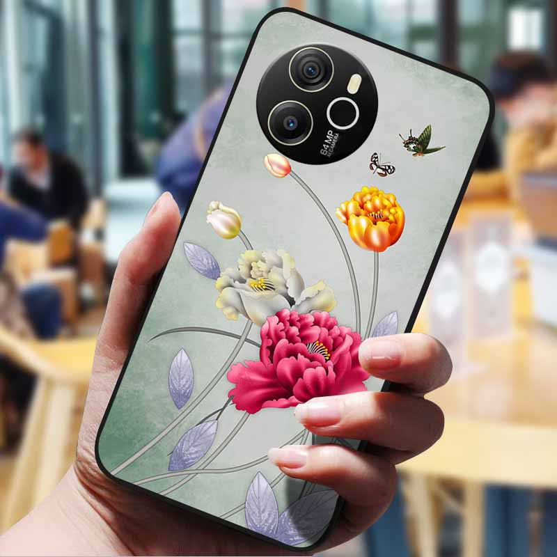 For Blackview Shark 8 Case 6.78" Cartoon Painted Cover Lovely Case Soft Silicone Protect Cover For Blackview Shark8 Cases Bumper