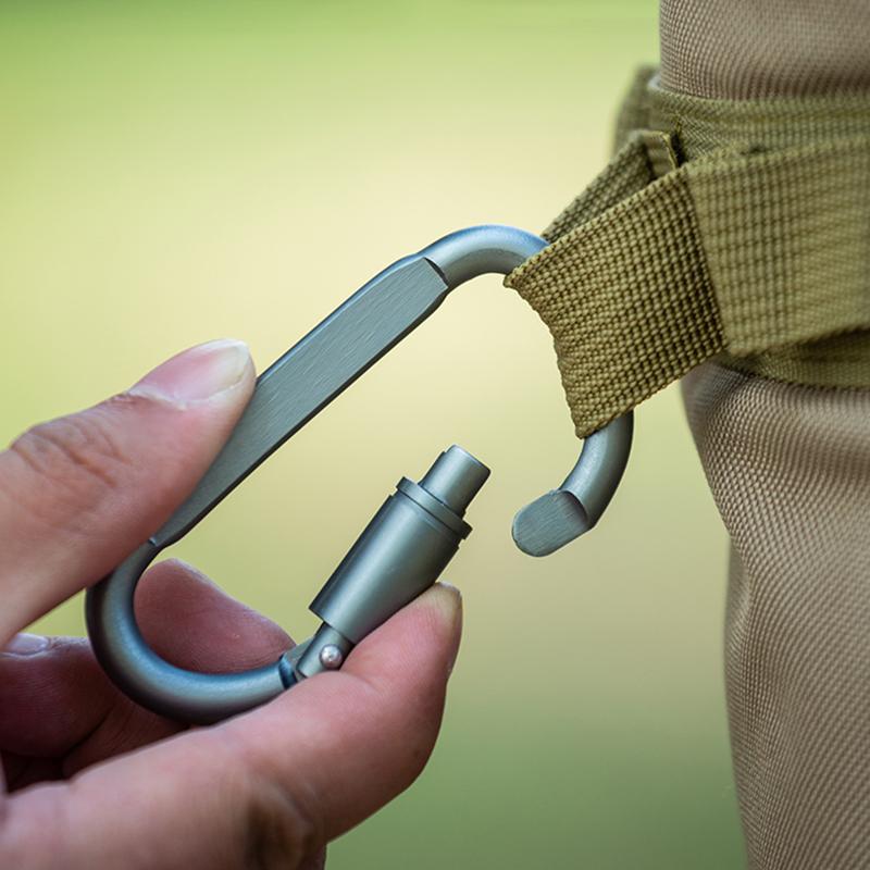 3pcs/6pcs/12ps Carabiner Set For Key Camping Survival EDC Outdoor Keychain Clip Alloy Aluminum Tactical Caribiner Hook Karabiner