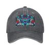 Urban Pattern Hip Hop Graffiti Street Art Baseball Caps Washed Denim Hats Casquette Sports Baseball Cowboy Hat for Unisex Women