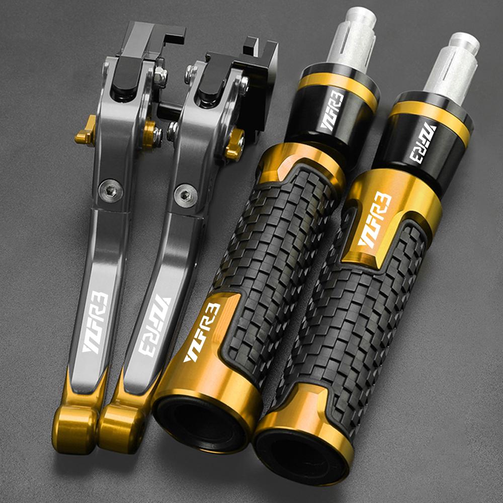 Accessori Moto Leve Freno Frizione Regolabili Estremità Manubrio Per YAMAHA YZFR3 YZF R3 2015 2016 2017