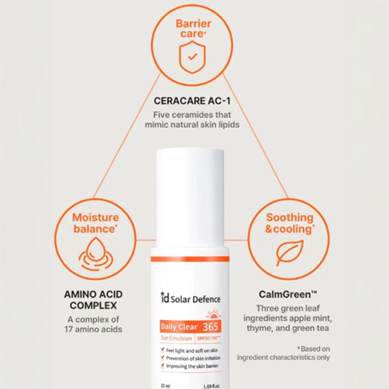 ID Placosmetics Solar Defense Daily Clear 365 Sun Emulsion 50ml