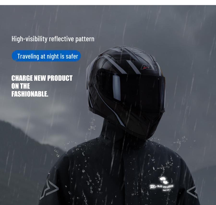 Motorrad-Regenkombi für Herren im Split-Typ, Sturmniveau für Fahrer