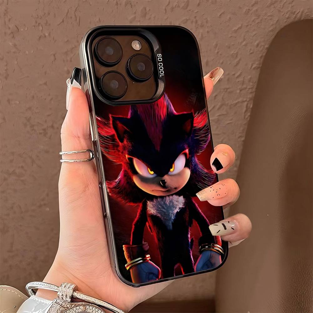 Supersonic Capability S-SonicS Movie Phone Case For IPhone 17 16 Plus Pro Max 15 14 13 12 11 Matte Colorful Covers