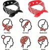 2026 Y2K Girl Square Scarf Women Paisley Hip-Hop Vibe Headband Foulard Hijab Hair Bands Neckerchief Female Head Wraps Bandana