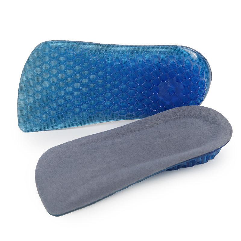 

Unisex Honeycomb 2cm Invisible Inner Height Increase Sports and Leisure Shock Absorption Half Size Pad Spot Wholesale 2cm