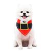 Holiday Pet Neckwear, Soft Christmas Neckerchief Cartoon Printed Dog Scarf Collar for Picture Days, Party Wear and Seasonal Style