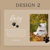 Personalized Pet Memorial Frame Custom Cat Dog Photo Light Pet Loss Sympathy Gift Engraved Plaque With Name Dates Sentimental
