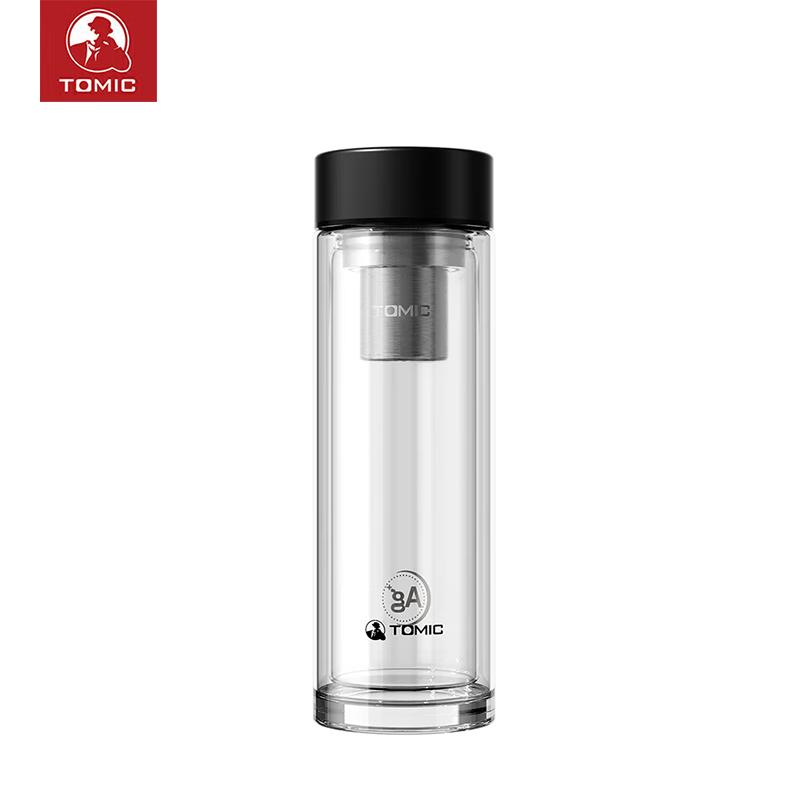 Temeike TG80769ay Silver Ion Antibacterial Double-Layer Glass Cup