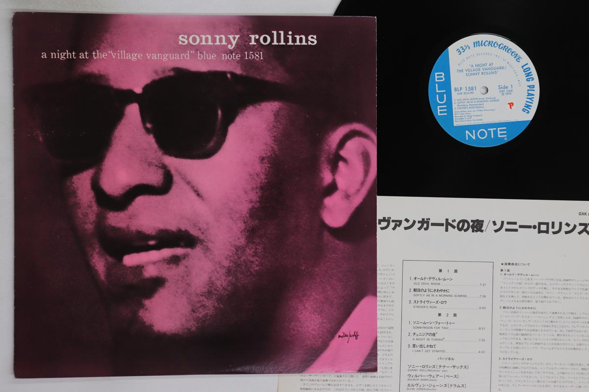 

LP Пластинка СОННИ РОЛЛИНС - Ночь в Village Vanguard GXK8101,BLP1581 BLUE NOTE 1978 Япония Джаз Б/У